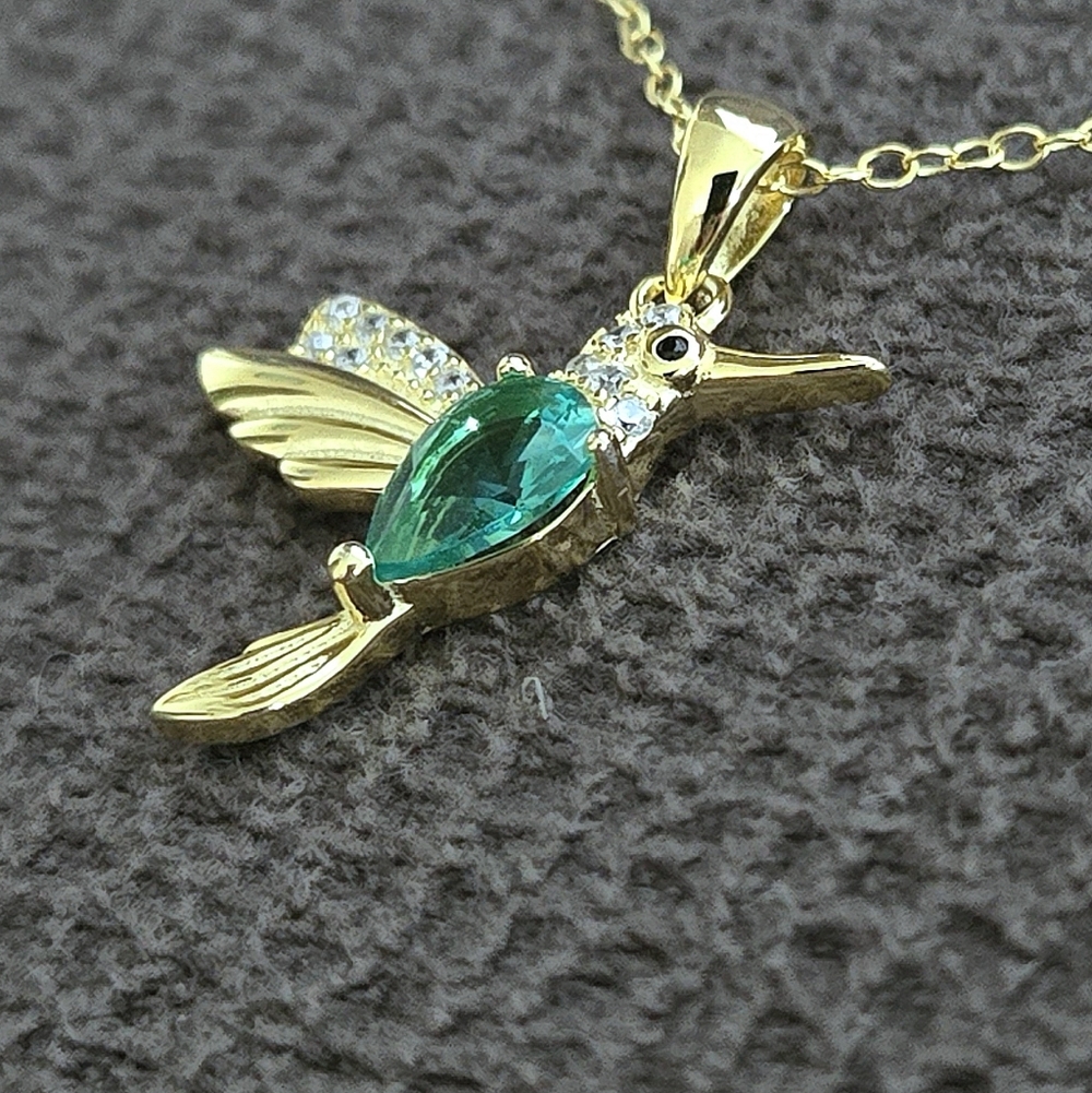 Cote d'Argent Hummingbird🪶 Pendant Necklace - NWT - Picture 11 of 16